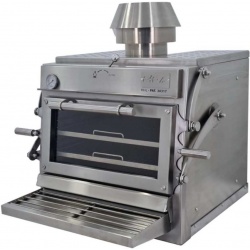 Cuptor profesional pe carbuni PIRA 70 XL SILVER ED 80x72,2x69 cm 200 kg