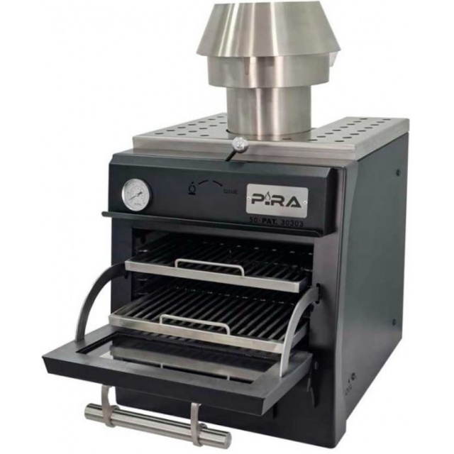 Cuptor pentru steak pe carbuni Pira 70 LUX Inox