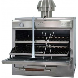 Cuptor profesional pe carbuni PIRA 90 Silver SD 90x80x86 cm 275 kg