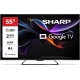 Televizor Sharp LED 75FQ5EG, 189 cm, Smart Google TV, 4K Ultra HD, Clasa G Televizor Sharp LED 75FQ5EG, 189 cm, Smart Google TV, 4K Ultra HD, Clasa G