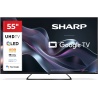 Televizor Sharp LED 75FQ5EG, 189 cm, Smart Google TV, 4K Ultra HD, Clasa G
