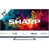 Televizor Sharp LED 75FQ5EG, 189 cm, Smart Google TV, 4K Ultra HD, Clasa G