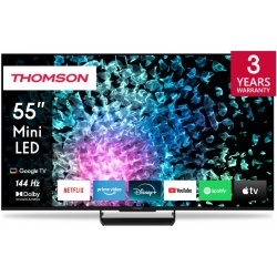 Televizor Thomson 75QG7C14 189 cm, 4K, Smart QLED Pro Google Televizor 144Hz