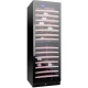 Racitor de vinuri Nevada Concept NW171D-FG, 172 sticle, doua zone, negru