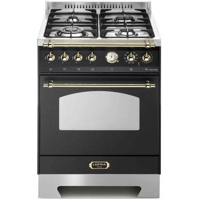 Aragaz Lofra RBI66MFT/CI, 60x60 cm, gaz, 4 arzatoare, grill, aprindere electronica, timer, crem