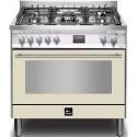 Aragaz LOFRA ITALY VENEZIA PBIG96MFT/AEO, gaz, 90X60cm, 5 arzatoare, grill electric, timer, aprindere electronica, crem