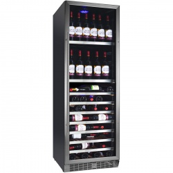 Racitor de vinuri Nevada Concept NW150S-SL, 150 sticle, negru/inox