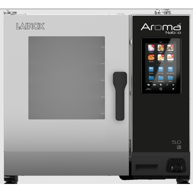 Cuptor gastronomic pe gaz LAINOX Naboo 5.0 model ARGN054B cu putere 0.7 kw si capacitate 5 tavi EN1 (600 x 400)