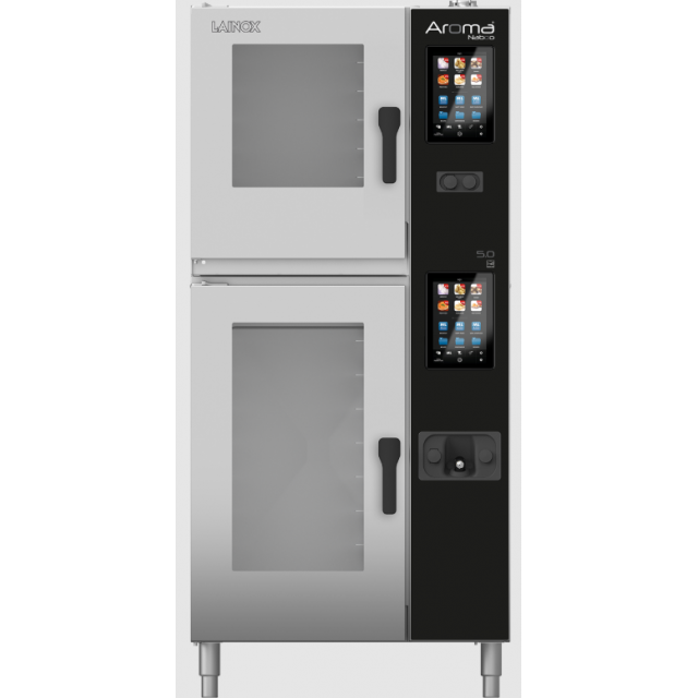 Cuptor gastronomic pe gaz LAINOX Naboo 5.0 model ARGN134B cu putere 1.4 kw si capacitate 5 tavi EN1 + 8 tavi EN1