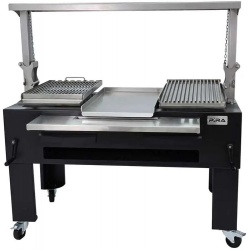Gratar profesional pe carbuni PIRA BBQ Combi Lux 150x80x155 cm 335 kg