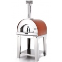 Cuptor de pizza pe lemne FONTANA FORNI MARGHERITA, dimensiuni exterioare D 85,5 x L 78 x H 196 cm