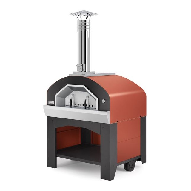 Cuptor de pizza pe lemne FONTANA FORNI, dimensiuni exterioare D 121 x L 142,8 x H 290 cm