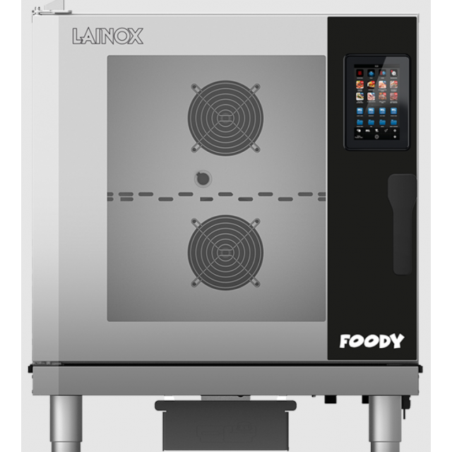 Cuptor gastronomic electric LAINOX Foody model FOEN071 cu putere 12.5 kw si capacitate 7 tavi GN 1/1 - 7 tavi EN1 (600 x 400)
