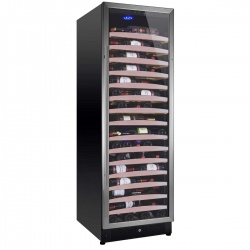 Racitor de vinuri Nevada Concept NW171S-S, 171 sticle, negru/inox