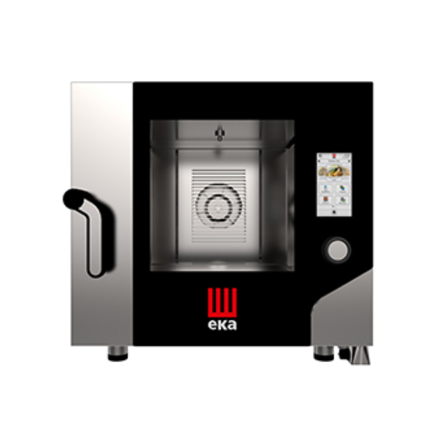 Cuptor electric combinat cu convecție/abur EKA MILLENNIAL model MKF 511 TS cu capacitate 5 tavi GN 1/1 si ecran tactil