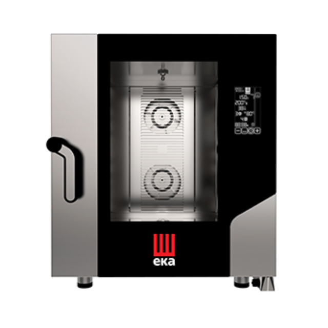 Cuptor electric combinat cu convecție/abur EKA MILLENNIAL cu capacitate 7 tavi GN 1/1 si tehnologie BLACK MASK