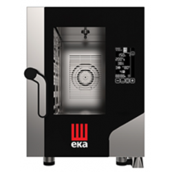 Cuptor electric combinat cu convecție/abur EKA MILLENNIAL cu capacitate 6 tăvi 2/3 GN COMPACT și tehnologie BLACK MASK