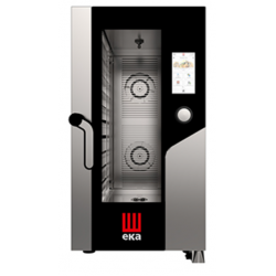Cuptor electric combinat cu convecție/abur EKA MILLENNIAL cu capacitate 10 tăvi compacte 1/1 GN cu ecran tactil