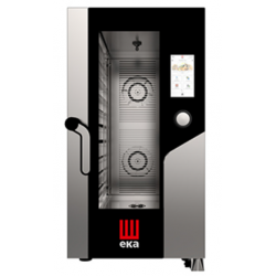 Cuptor electric combinat cu convecție/abur EKA MILLENNIAL cu capacitate 10 tăvi compacte 1/1 GN cu boiler și ecran tactil
