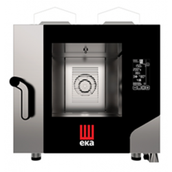 Cuptor combinat pe gaz cu convecție/abur EKA MILLENNIAL cu capacitate 5 tăvi GN 1/1 și tehnologie BLACK MASK
