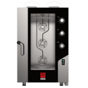 Cuptor combinat pe gaz cu convecție/abur EKA MILLENNIAL cu capacitate 11 tăvi GN 1/1 și panou de control electromecanic