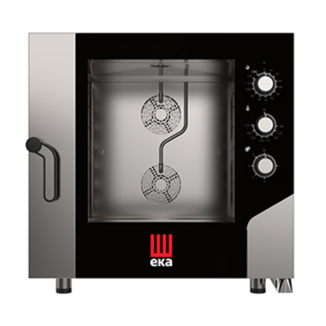 Cuptor electric de patiserie cu convecție/abur EKA MILLENNIAL cu capacitate 6 tăvi și panou de control electromecanic