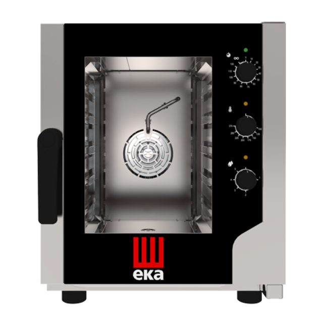 Cuptor electric cu convecție și abur EKA EVOLUTION NEXT cu capacitate 5 tăvi 1/2 GN, si control electronic