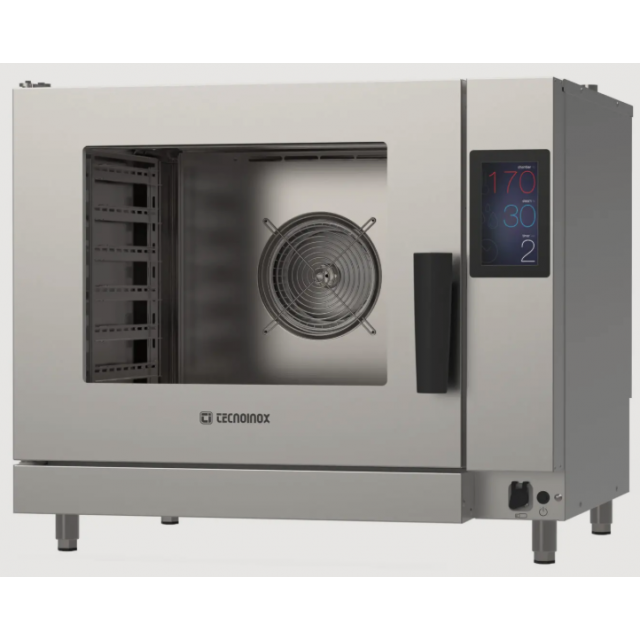Cuptor gastronomic electric TECNOINOX Tecnocombi NEXT cu capacitate 6 tăvi GN1/1, rețete programabile și abur direct