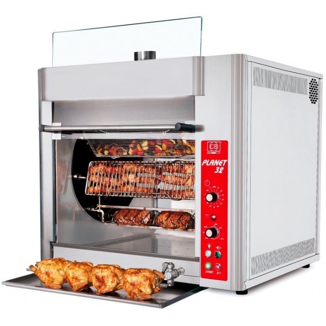 Rotisor planetar electric CB ITALIA 14100741 - PLANET 32,8 tepuse, 32 pui