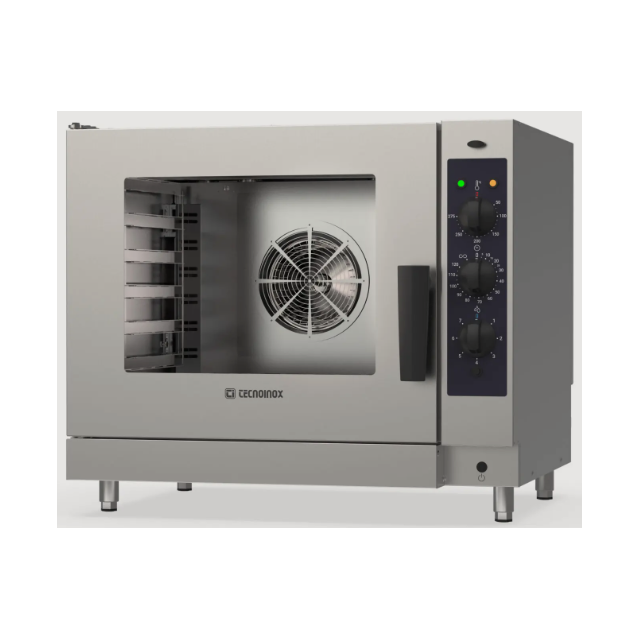 Cuptor gastronomic electric TECNOINOX Tecnocombi seria XTRA M cu 6 tăvi GN1/1, control electromecanic si abur direct