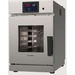 Cuptor gastronomic pe gaz TECNOINOX Tehnocompact Next cu 6 tăvi GN1/1, ecran tactil, spălare automată și abur direct