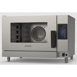 Cuptor gastronomic pe gaz TECNOINOX Tecnodual NEXT cu 6 tăvi GN1/1, ecran tactil, spălare automată și abur direct