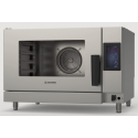 Cuptor gastronomic pe gaz TECNOINOX Tecnodual NEXT cu 6 tăvi GN1/1, ecran tactil, spălare automată și abur direct