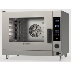 Cuptor gastronomic electric TECNOINOX Tecnodual seria D cu 6 tăvi GN1/1, control electronic, spălare automată și abur direct