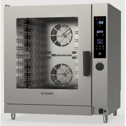 Cuptor gastronomic electric TECNOINOX Tecnodual seria D cu 10 tăvi GN1/1, control electronic, spălare automată și abur direct
