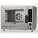 Cuptor gastronomic pe gaz TECNOINOX Tecnodual seria D cu 6 tăvi GN1/1, control electronic, rețete programabile și abur direct