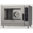 Cuptor gastronomic pe gaz TECNOINOX Tecnodual seria M cu 6 tăvi GN1/1, cu control electromecanic și abur direct
