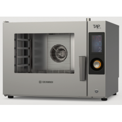Cuptor electric patiserie TECNOINOX TAP Pastry cu 5 tăvi (600x400 mm), ecran tactil, abur direct și sondă de încălzire