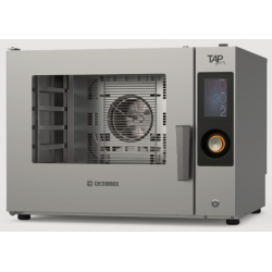 Cuptor patiserie pe gaz TECNOINOX TAP Pastry cu 5 tăvi, ecran tactil, boiler, sondă de încălzire și spălare automată