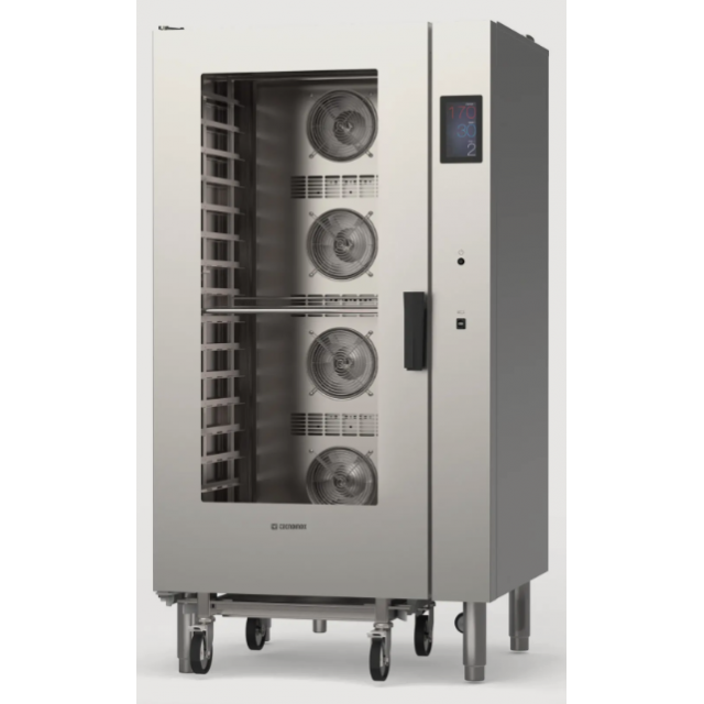 Cuptor patiserie pe gaz TECNOINOX Tecnobake NEXT cu 16 tăvi, compatibil cu căruciorul pentru 20 de tăvi GN1/1