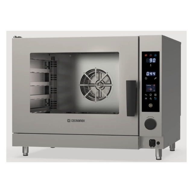 Cuptor electric patiserie TECNOINOX Tecnobake seria XTRA D cu 5 tăvi cu control electronic, rețete programabile și abur direct