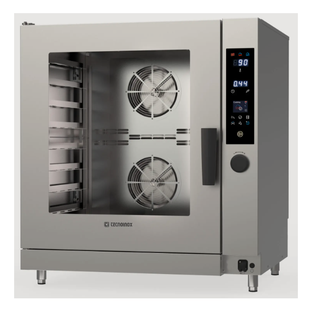 Cuptor pe gaz patiserie TECNOINOX Tecnobake XTRA D cu 8 tăvi cu control electronic, rețete programabile și abur direct