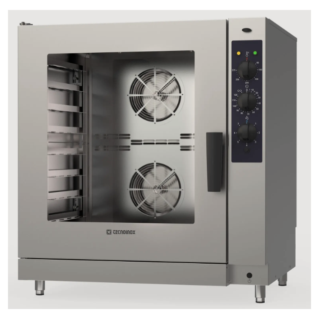 Cuptor patiserie electric TECNOINOX Tecnobake XTRA M cu 8 tăvi cu control electromecanic și abur direct