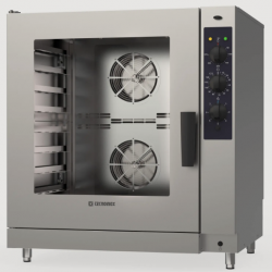 Cuptor patiserie pe gaz TECNOINOX Tecnobake XTRA M cu 8 tăvi cu control electromecanic și abur direct
