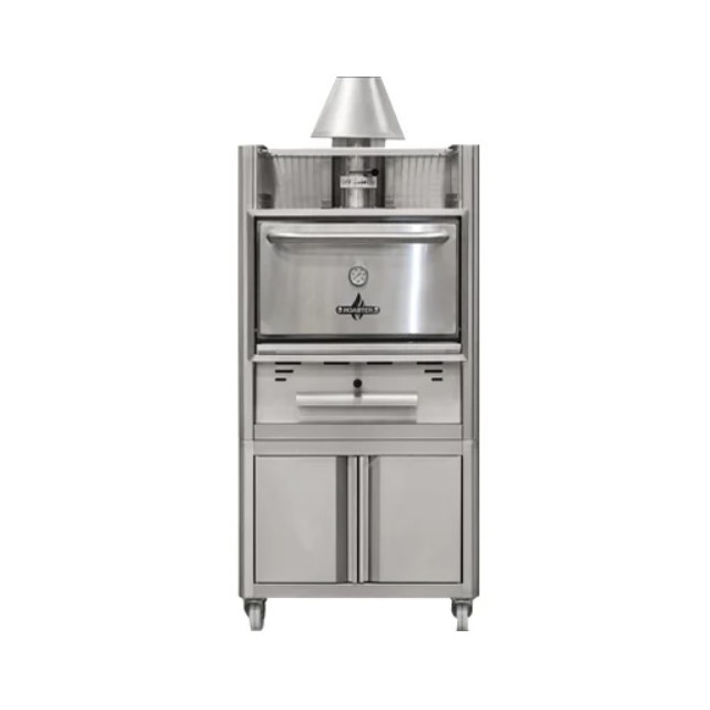Cuptor profesional cu cărbuni ROASTER R54 cu suprafață utilă de preparare 535x395 mm si usa otel inoxidabil