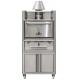 Cuptor profesional cu cărbuni ROASTER ROC54, dulap închis cu role, suprafață utilă de preparare 535x395 mm si usa inox