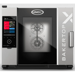 Cuptor electric depatiserie UNOX BAKERTOP-X cu capacitate 5 tăvi 600x400 si comenzi touch screen cu display 16"