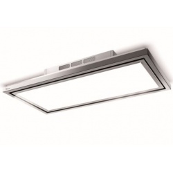 Hota de tavan Baraldi Flexia free 01FLEFR090WH90, 90 cm, 900 m3/h, inox / alb