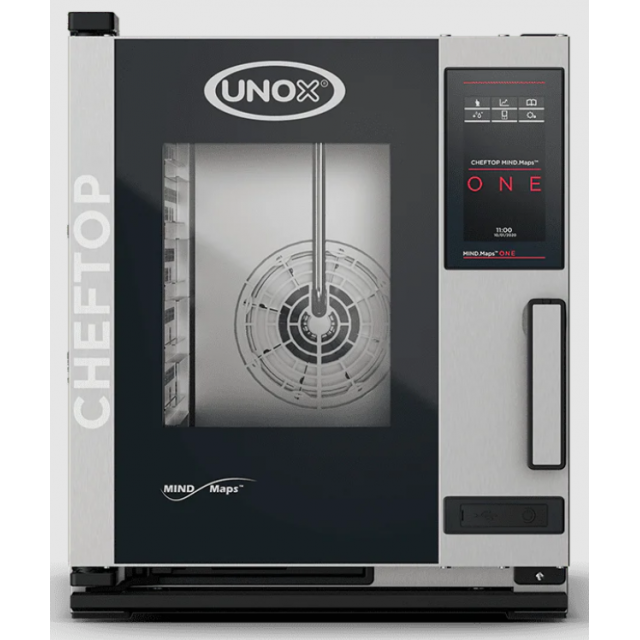 Cuptor gastronomic electric UNOX CHEFTOP MIND.Maps COMPACT ONE cu 5 tăvi GN 2/3 si comenzi touch screen cu display 9.5"