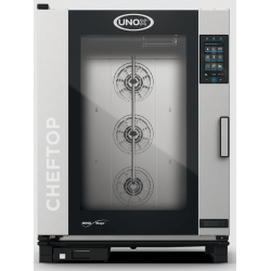 Cuptor gastronomic pe gaz UNOX CHEFTOP MIND.Maps PLUS cu 10 tăvi GN 2/1 si comenzi touch screen cu display 9.5"